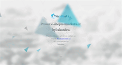 Desktop Screenshot of emarkets.cz